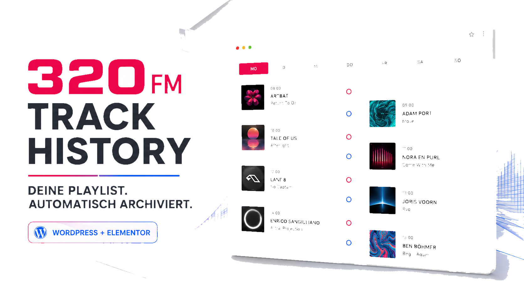 Shoutcast Track History