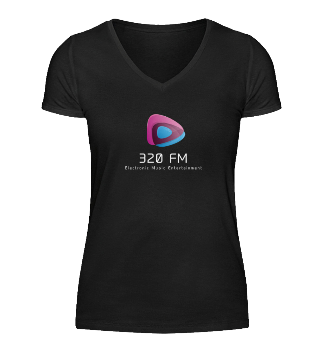 V-Neck Damenshirt Ansicht 1
