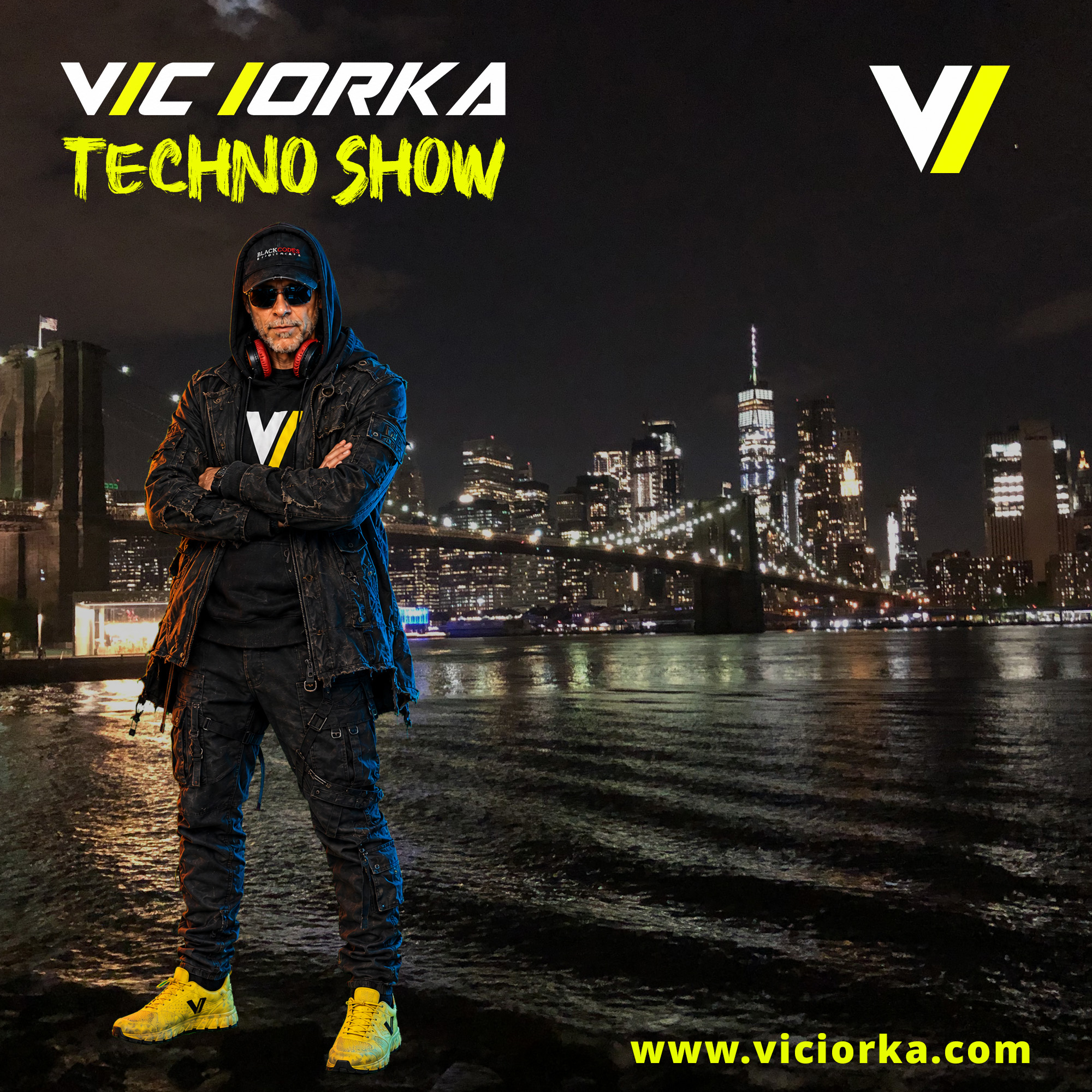Cover der kommenden Show Vic iOrka TECHNO SHOW